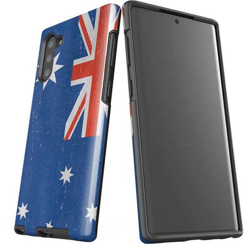 Australia Flag Distressed Galaxy Note 10 Pro Case